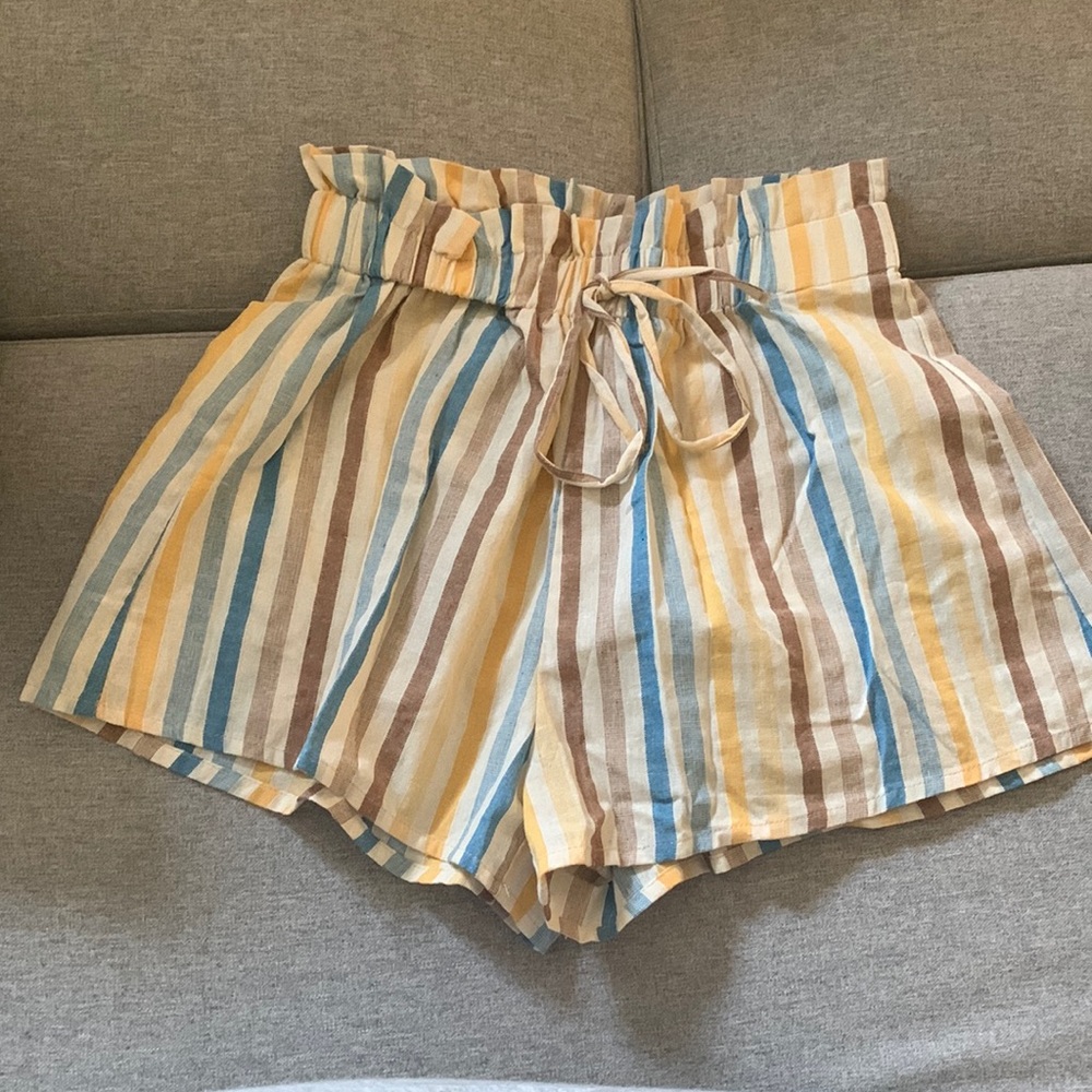 shein paper bag shorts